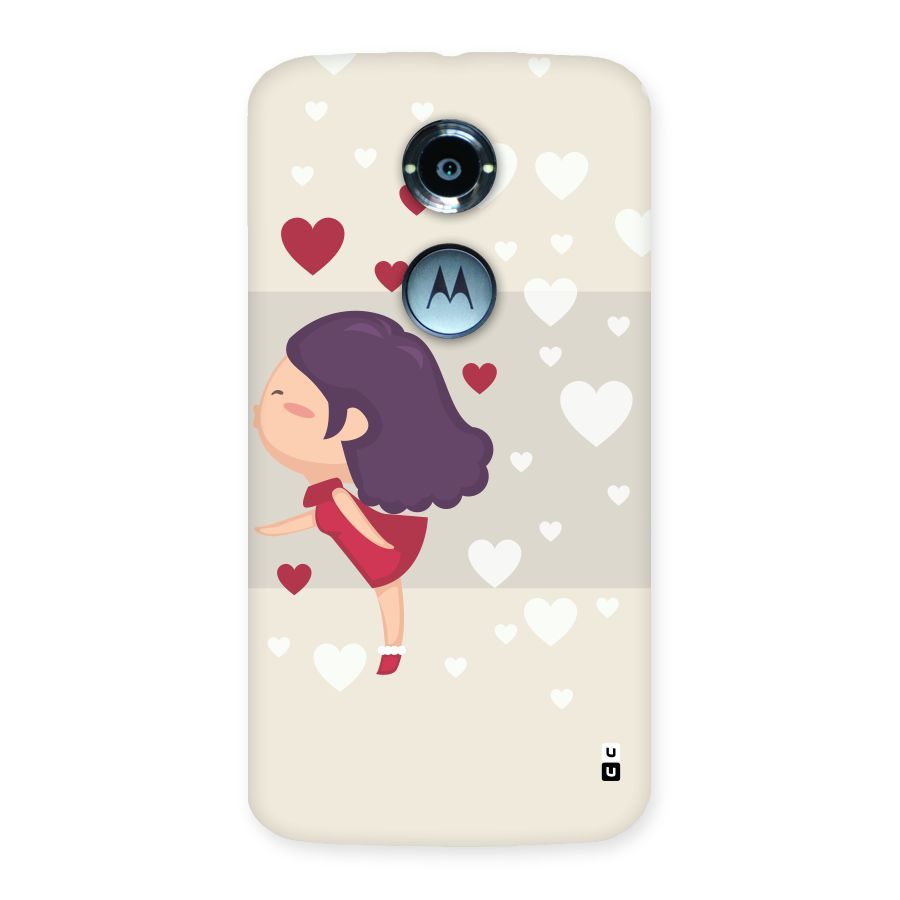 Girl in Love Back Case for Moto X 2nd Gen
