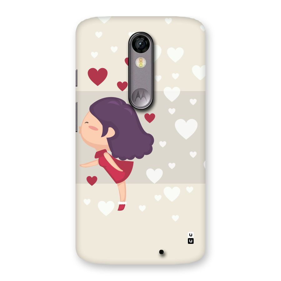 Girl in Love Back Case for Moto X Force