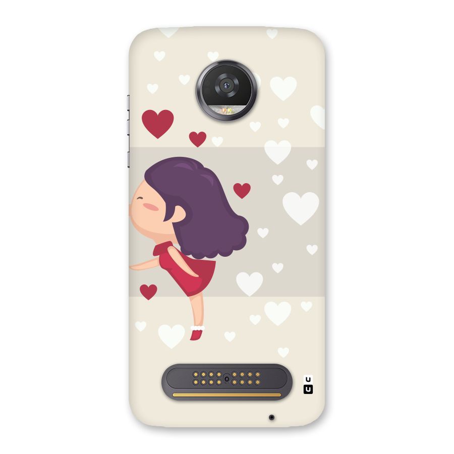 Girl in Love Back Case for Moto Z2 Play
