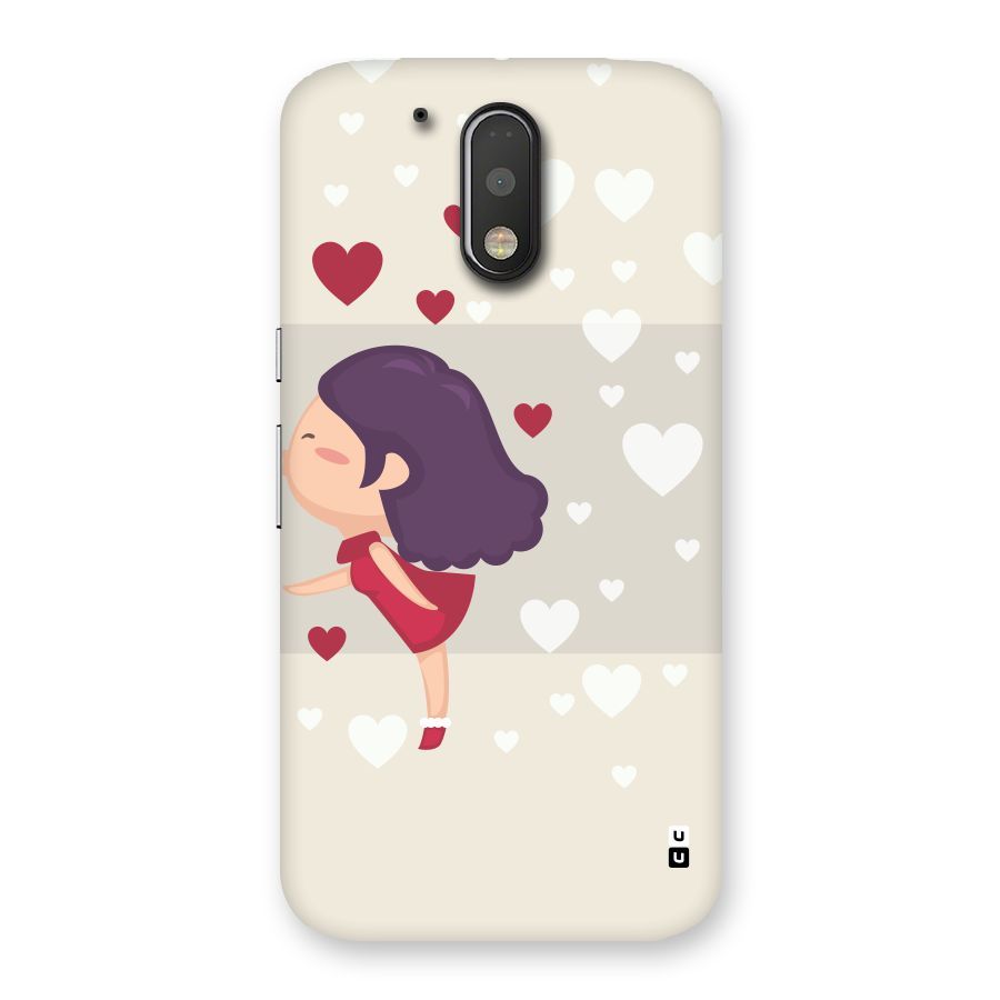 Girl in Love Back Case for Motorola Moto G4 Plus