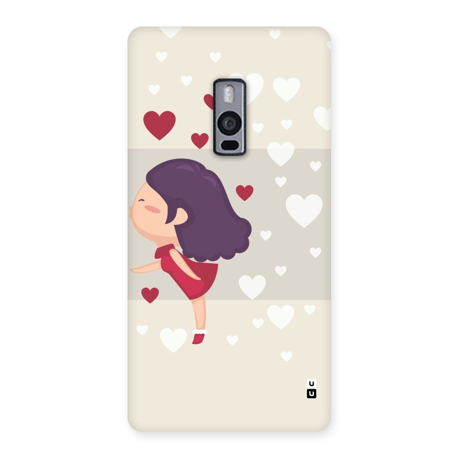 Girl in Love Back Case for OnePlus Two