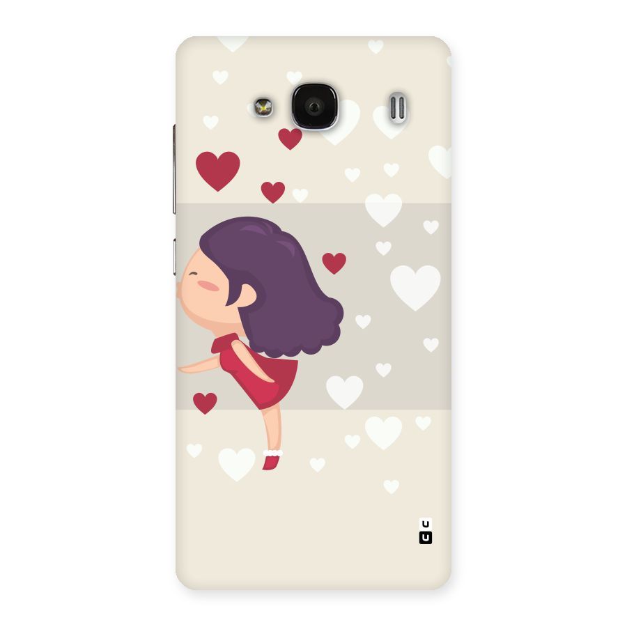 Girl in Love Back Case for Redmi 2s
