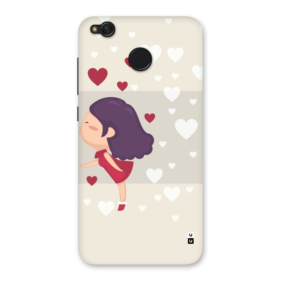 Girl in Love Back Case for Redmi 4