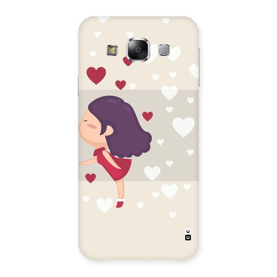 Girl in Love Back Case for Samsung Galaxy E5