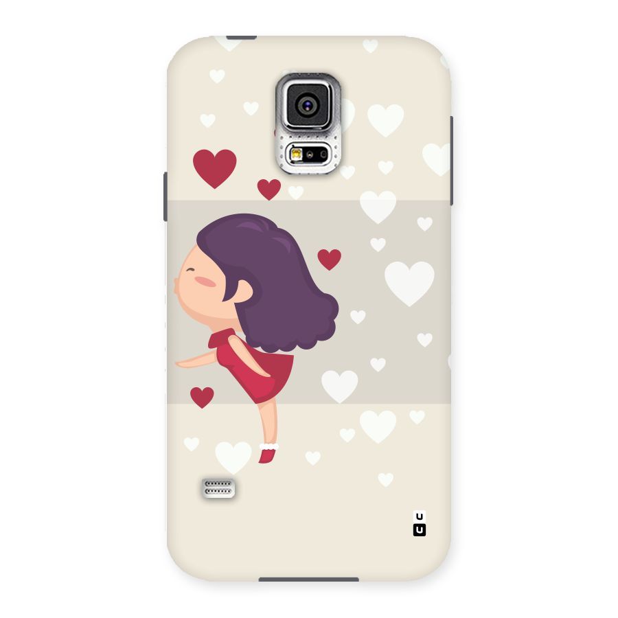 Girl in Love Back Case for Samsung Galaxy S5