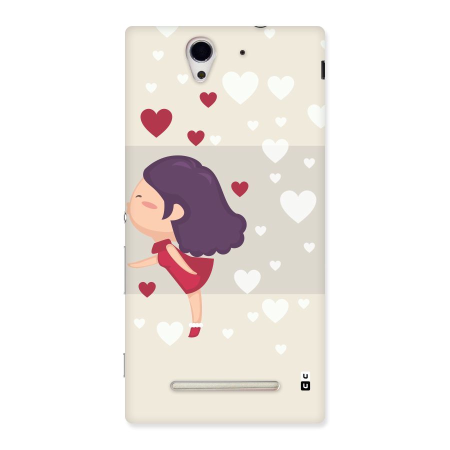 Girl in Love Back Case for Sony Xperia C3