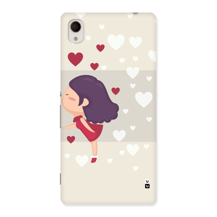 Girl in Love Back Case for Sony Xperia M4