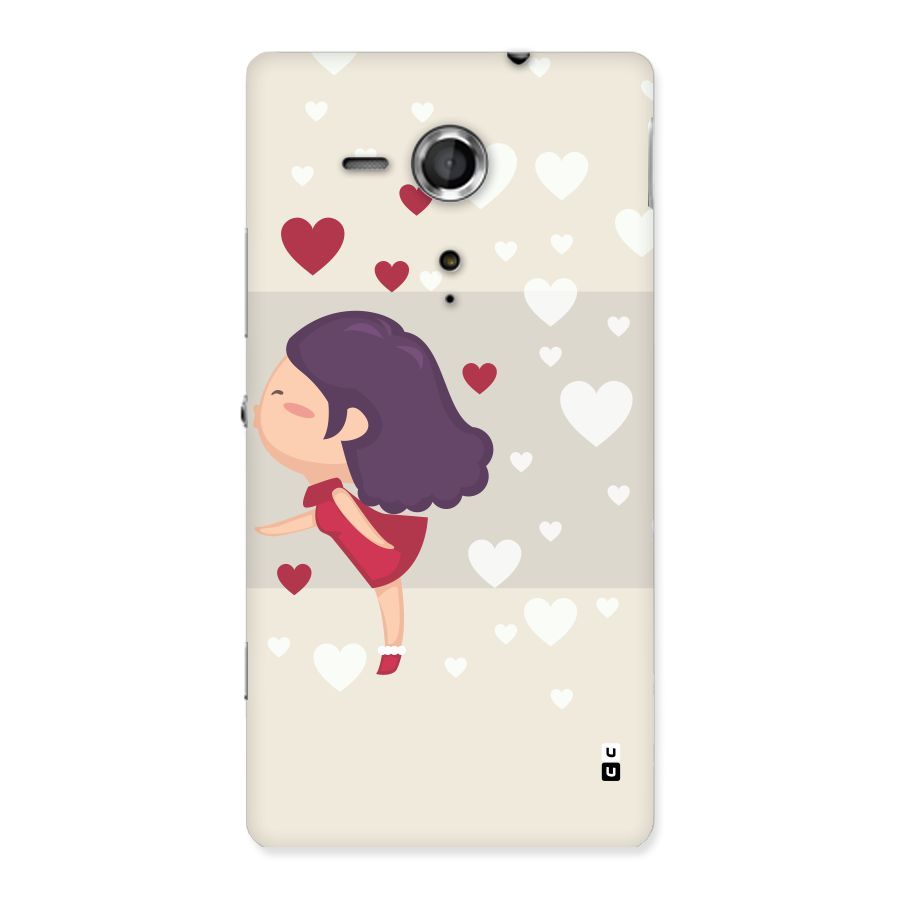 Girl in Love Back Case for Sony Xperia SP
