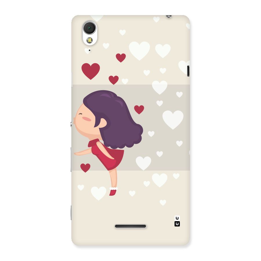 Girl in Love Back Case for Sony Xperia T3