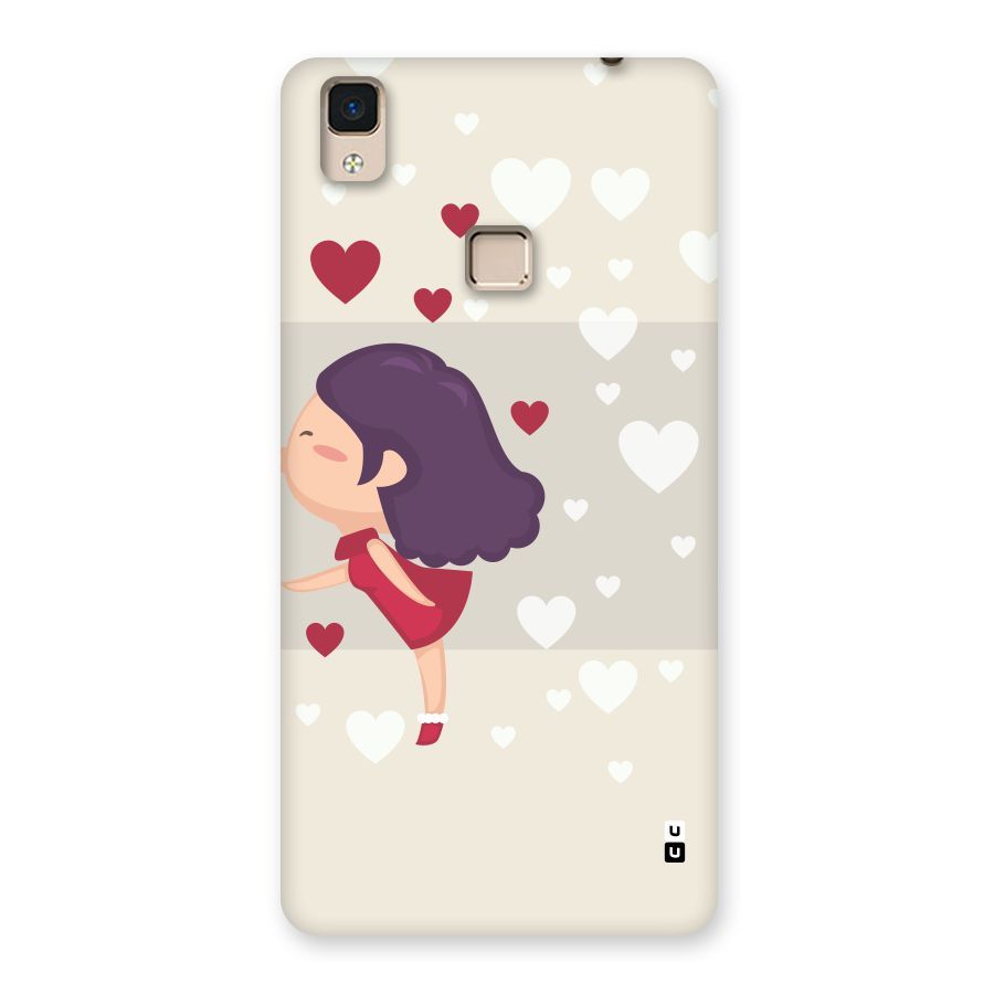Girl in Love Back Case for V3 Max