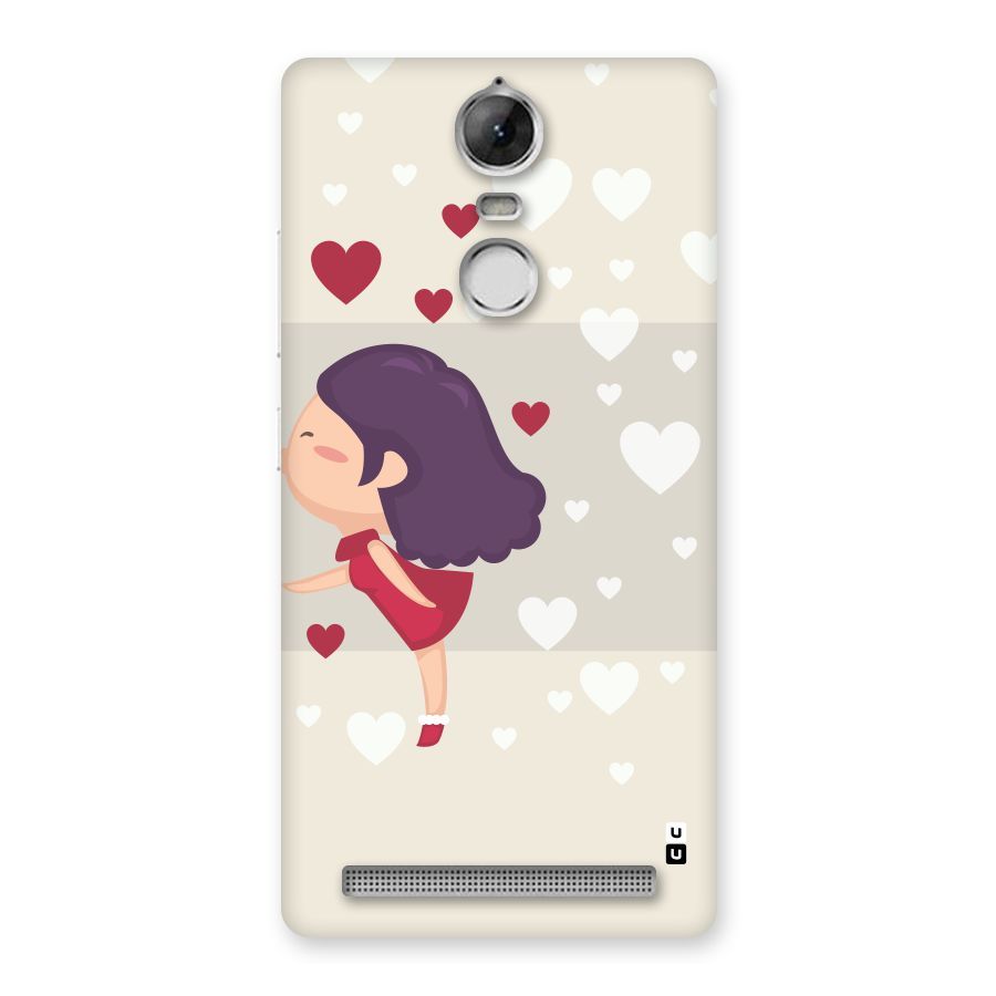 Girl in Love Back Case for Vibe K5 Note