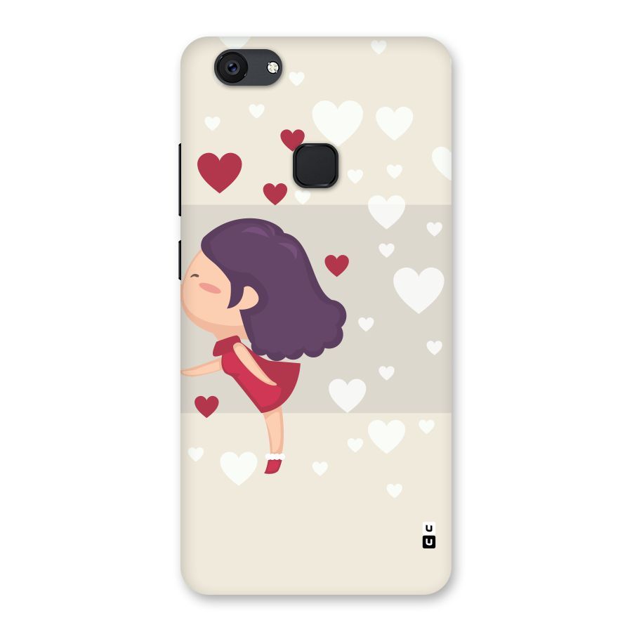 Girl in Love Back Case for Vivo V7 Plus