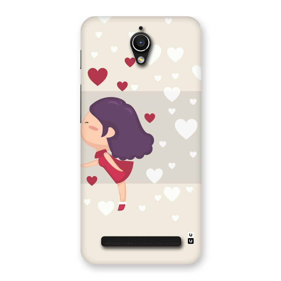 Girl in Love Back Case for Zenfone Go