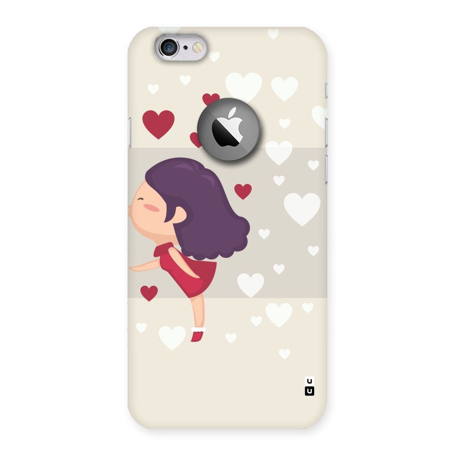 Girl in Love Back Case for iPhone 6 Logo Cut