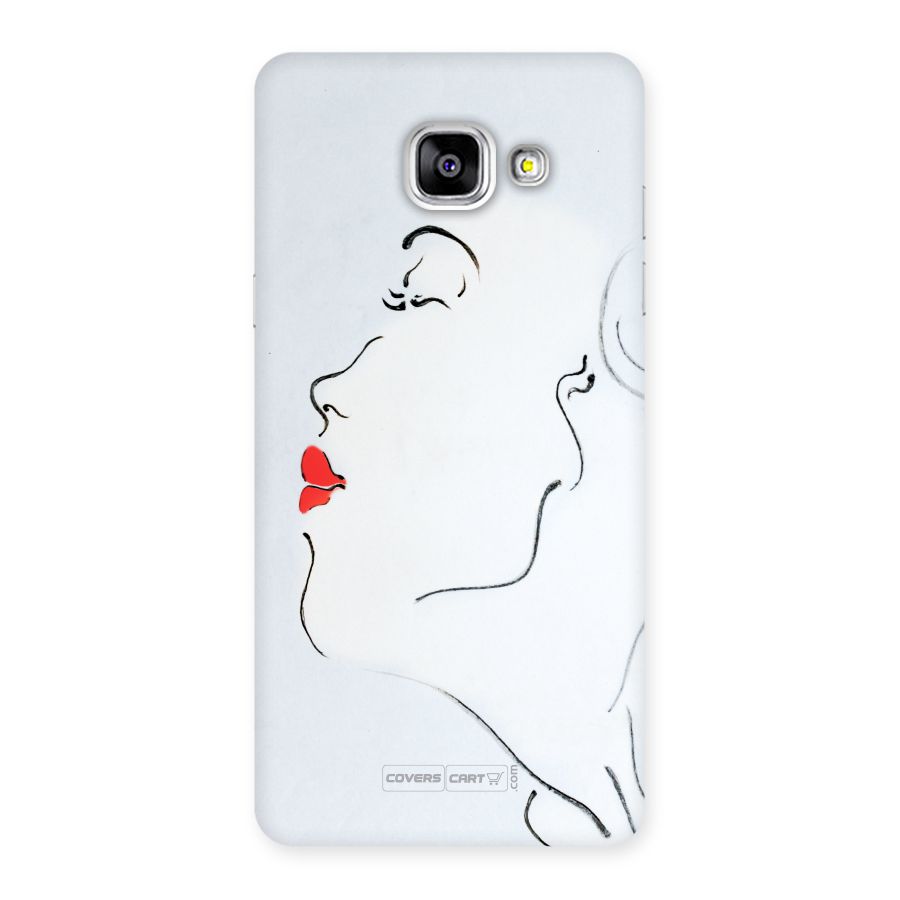 Girl in Red Lipstick Back Case Back Case for Galaxy A5 2016