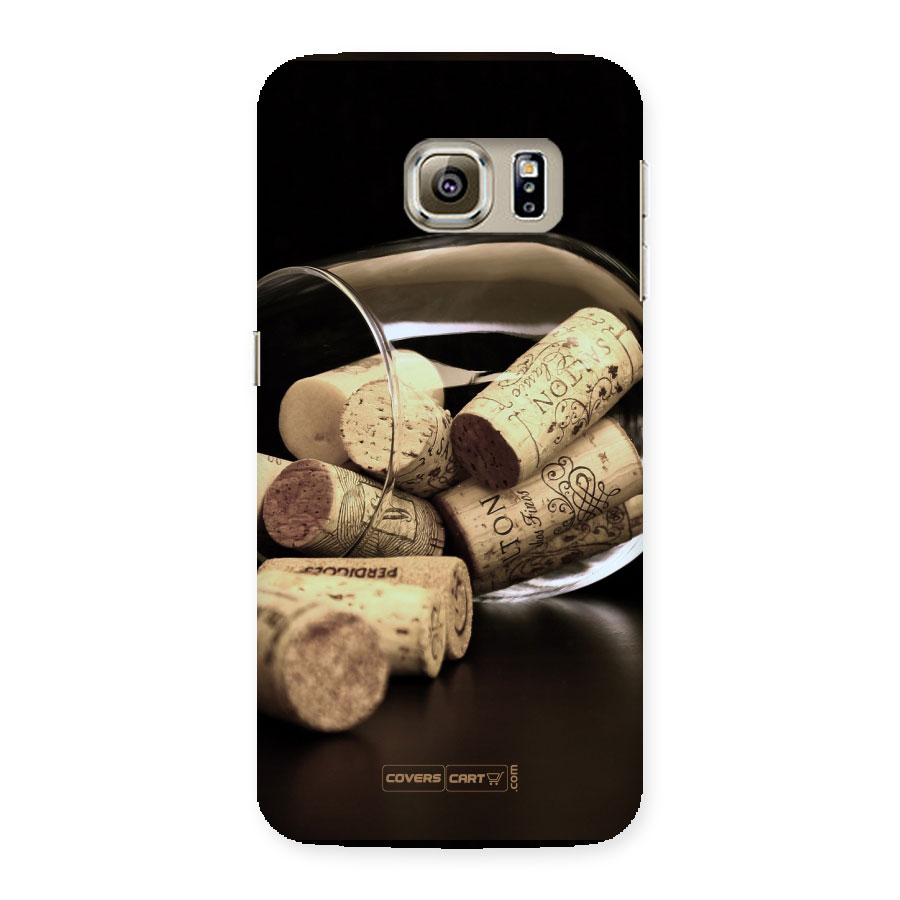 Glass Cork Back Case for Galaxy S6 Edge Plus