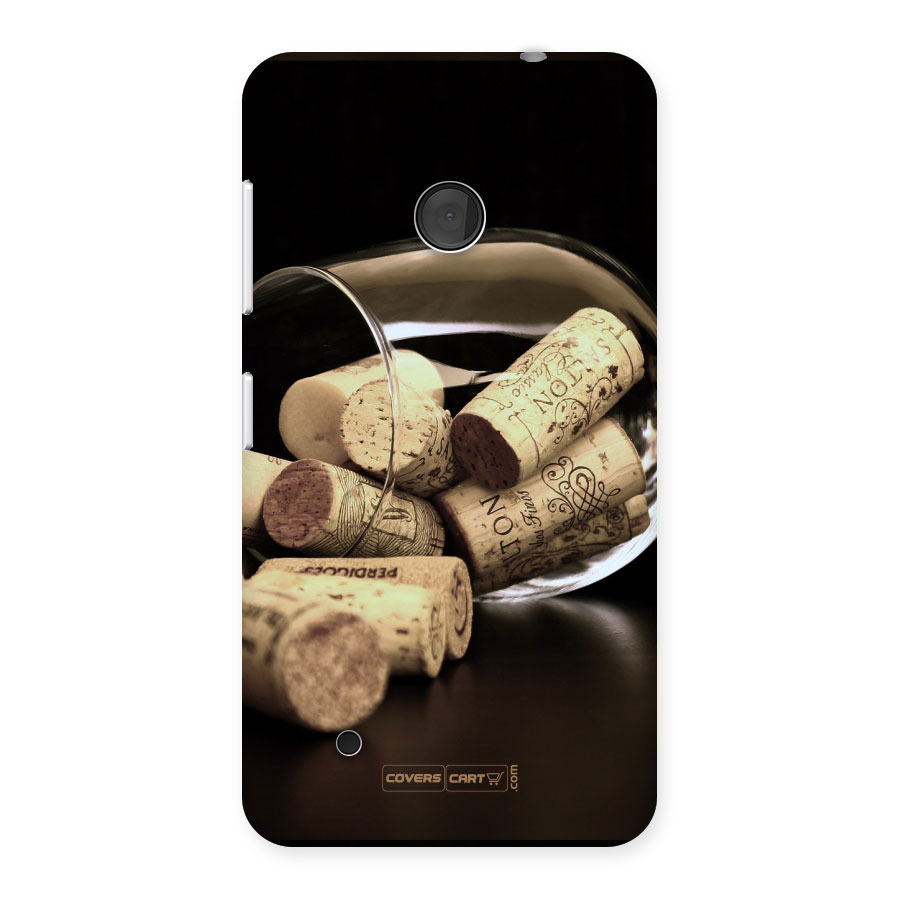 Glass Cork Back Case for Lumia 530