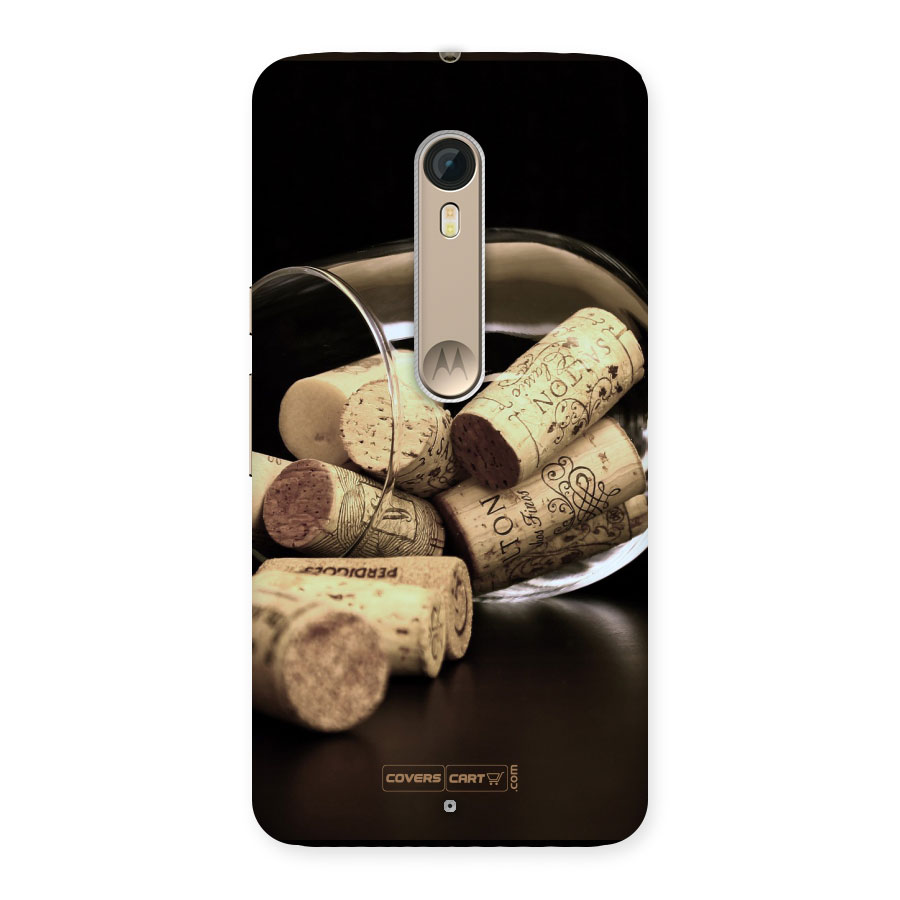 Glass Cork Back Case for Moto X Style