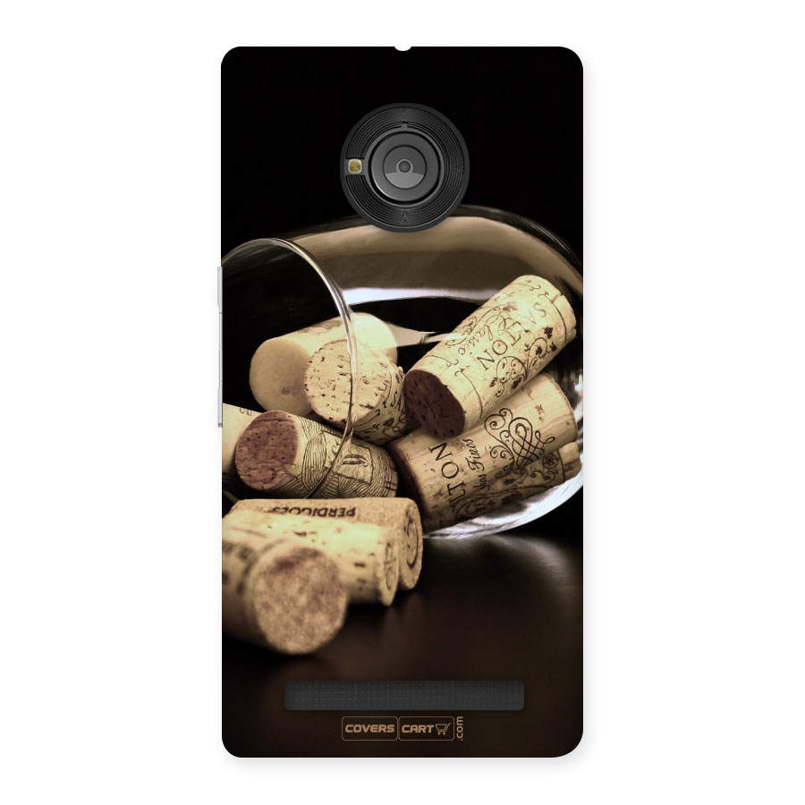 Glass Cork Back Case for Yu Yuphoria