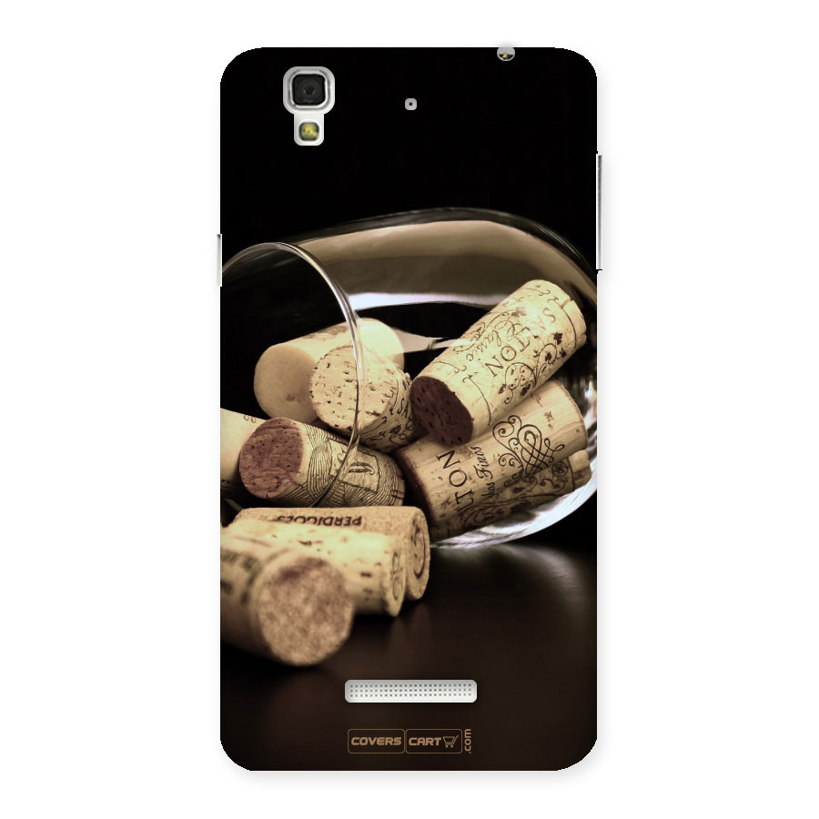 Glass Cork Back Case for Yu Yureka