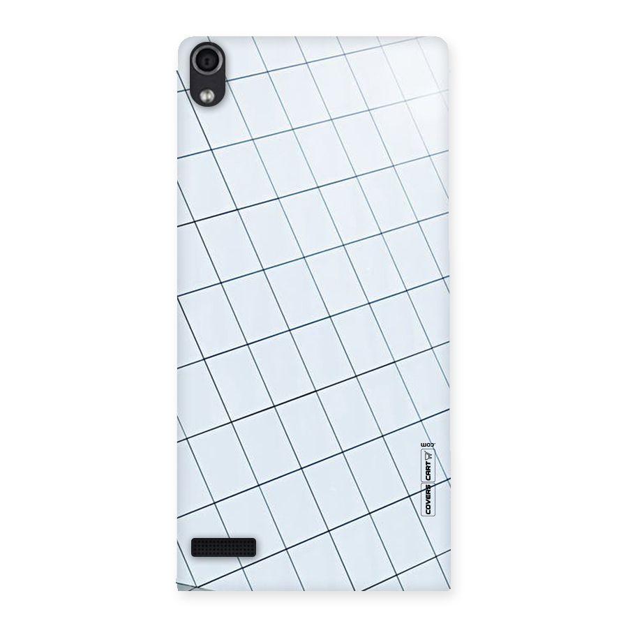 Glass Square Wall Back Case for Ascend P6