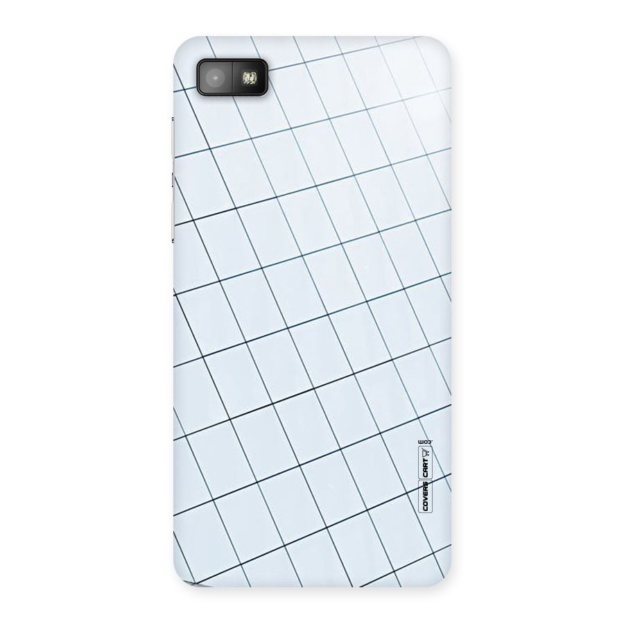 Glass Square Wall Back Case for Blackberry Z10