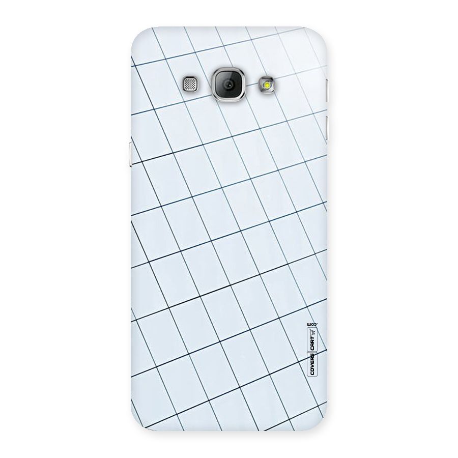 Glass Square Wall Back Case for Galaxy A8