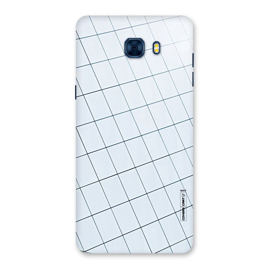 Glass Square Wall Back Case for Galaxy C7 Pro