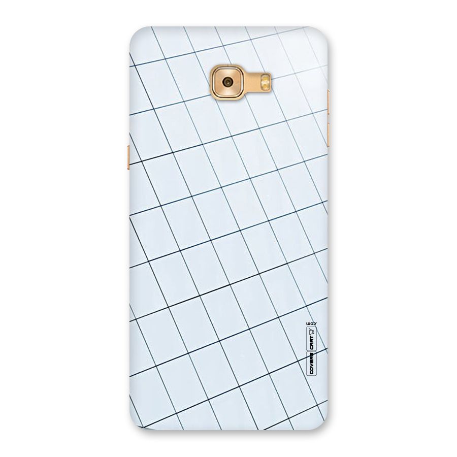 Glass Square Wall Back Case for Galaxy C9 Pro
