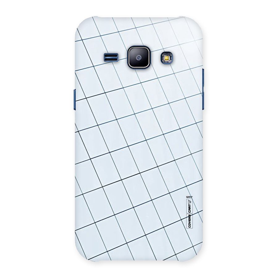 Glass Square Wall Back Case for Galaxy J1