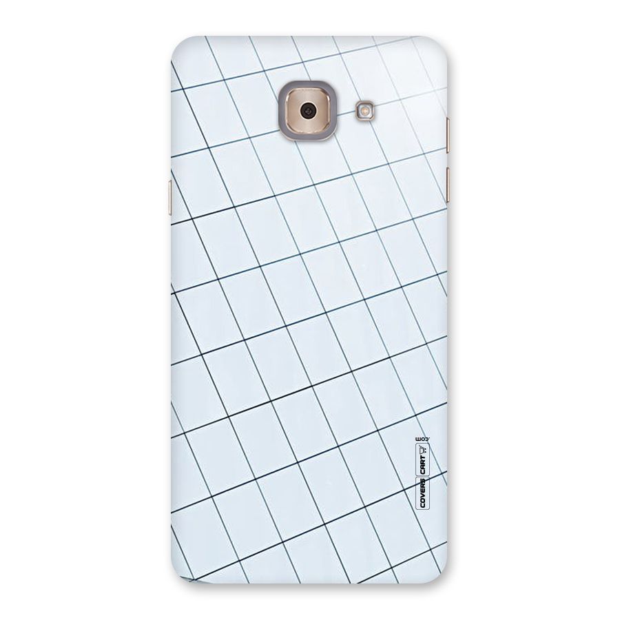 Glass Square Wall Back Case for Galaxy J7 Max