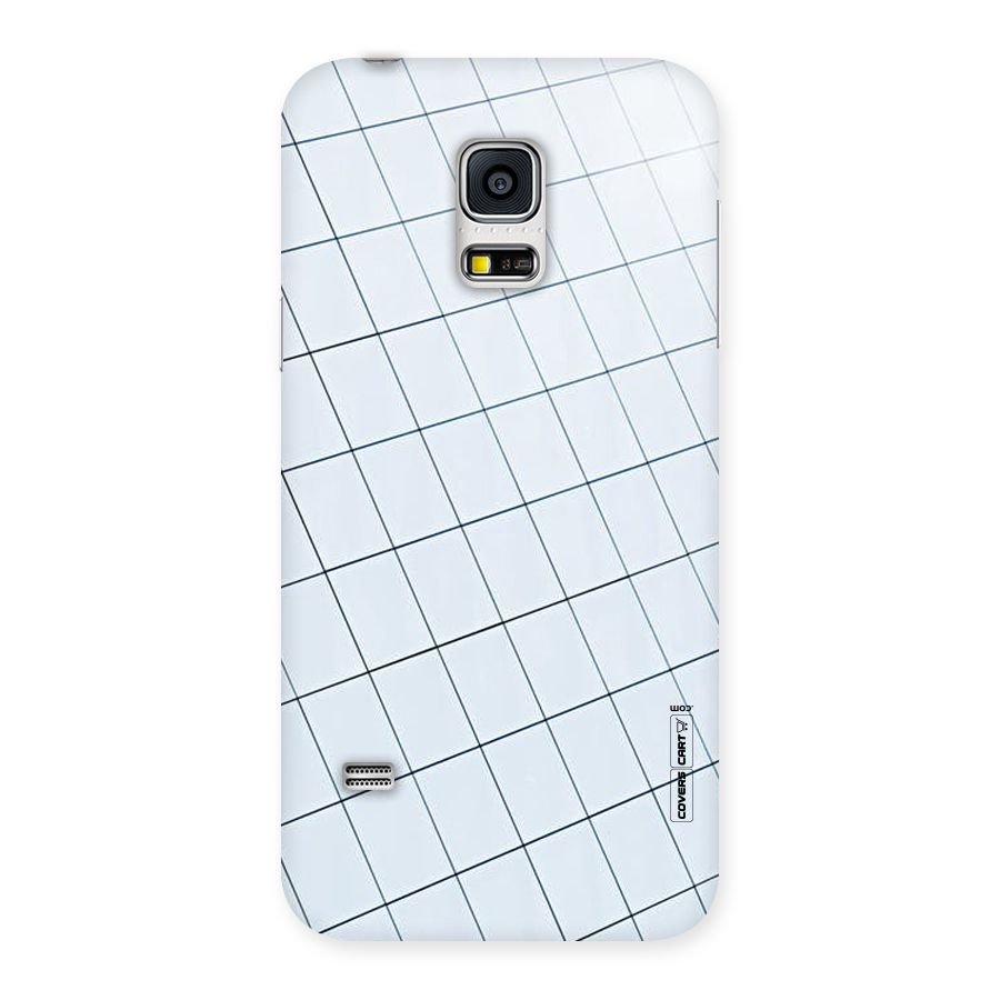 Glass Square Wall Back Case for Galaxy S5 Mini