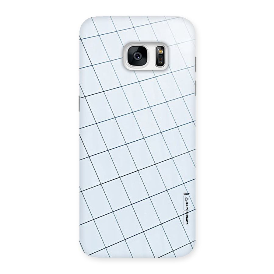 Glass Square Wall Back Case for Galaxy S7 Edge
