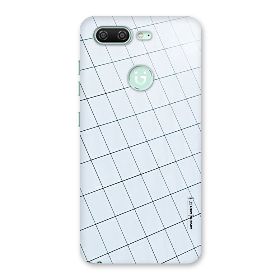 Glass Square Wall Back Case for Gionee S10