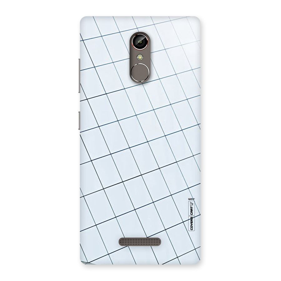 Glass Square Wall Back Case for Gionee S6s