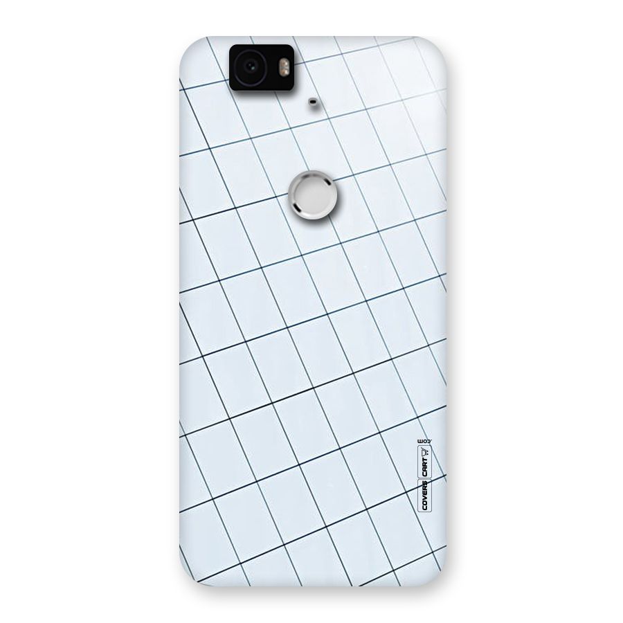 Glass Square Wall Back Case for Google Nexus-6P