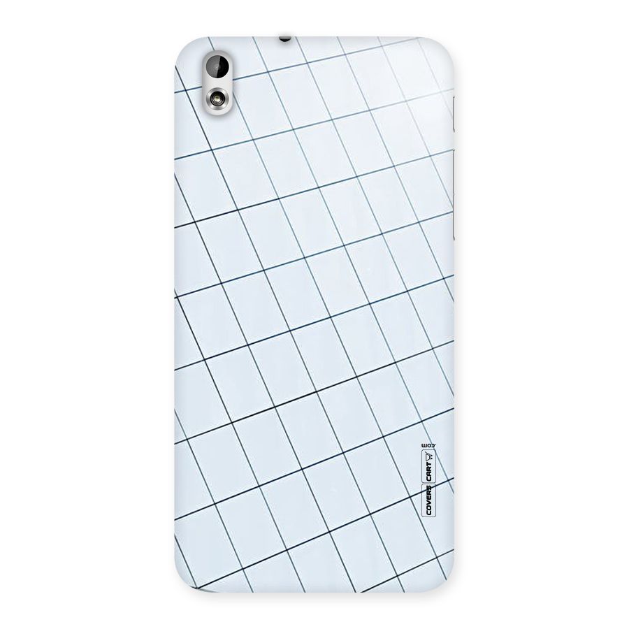 Glass Square Wall Back Case for HTC Desire 816g