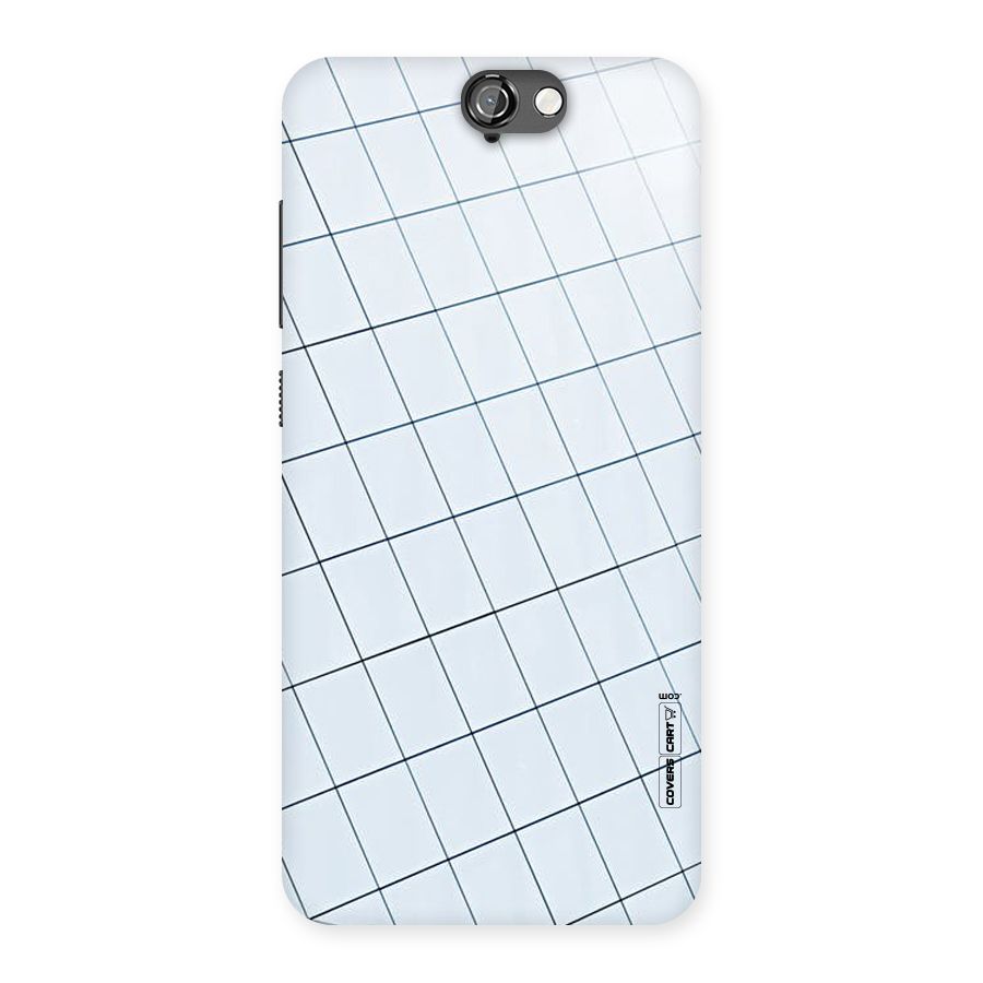 Glass Square Wall Back Case for HTC One A9