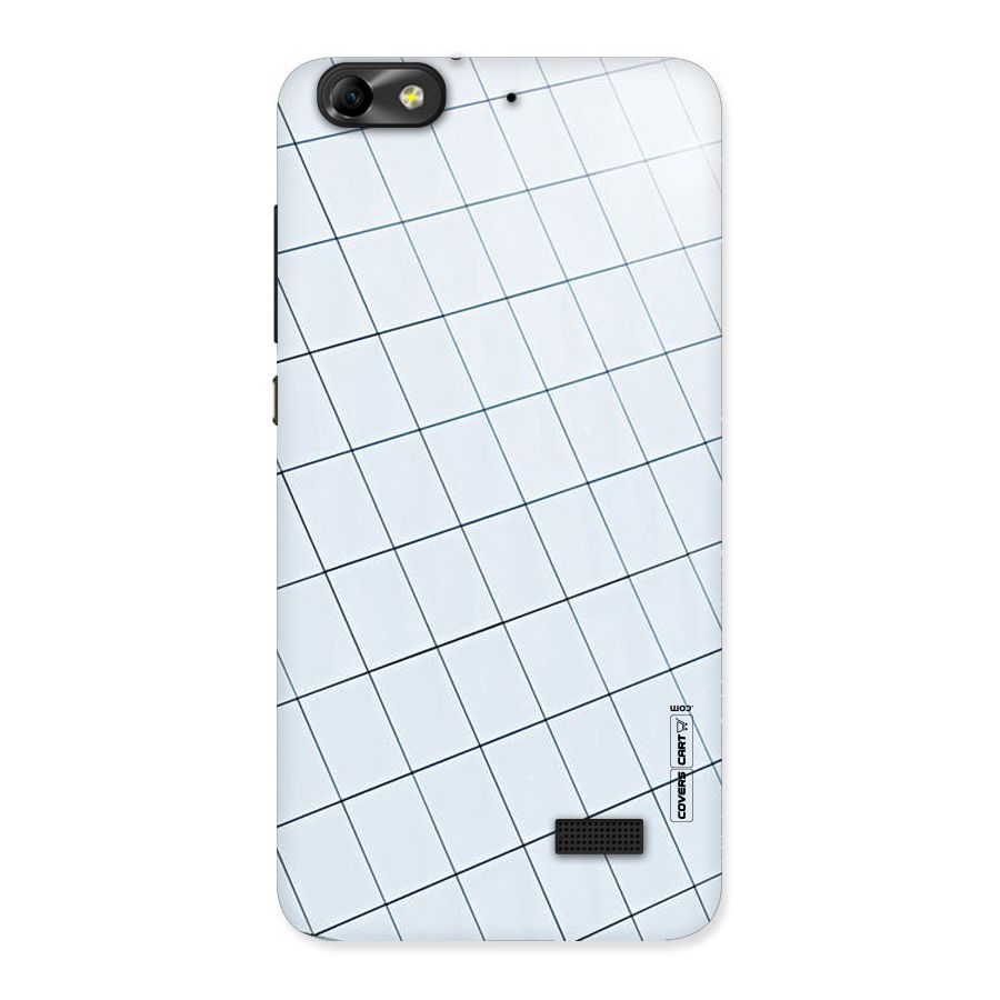 Glass Square Wall Back Case for Honor 4C