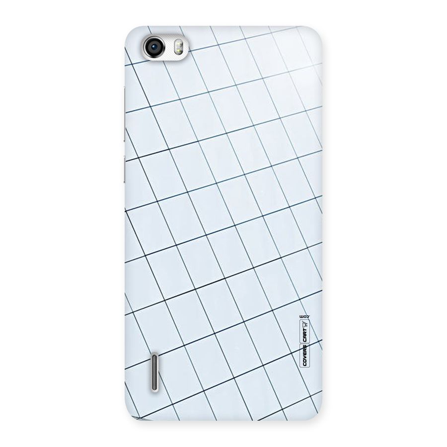 Glass Square Wall Back Case for Honor 6