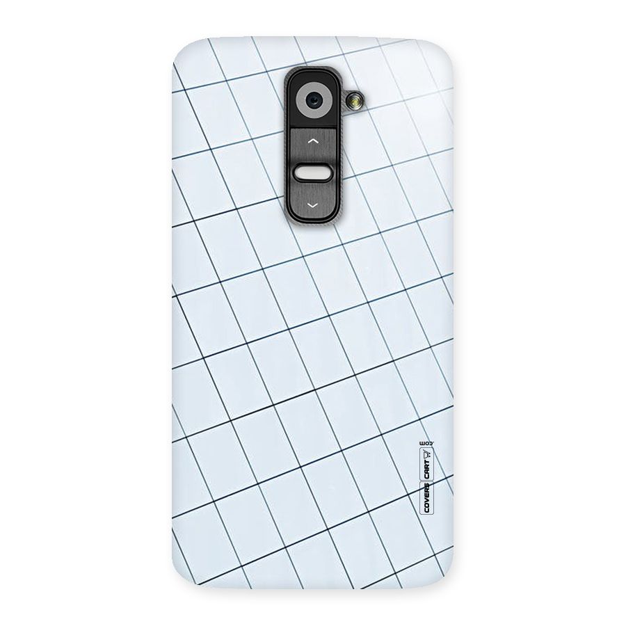 Glass Square Wall Back Case for LG G2
