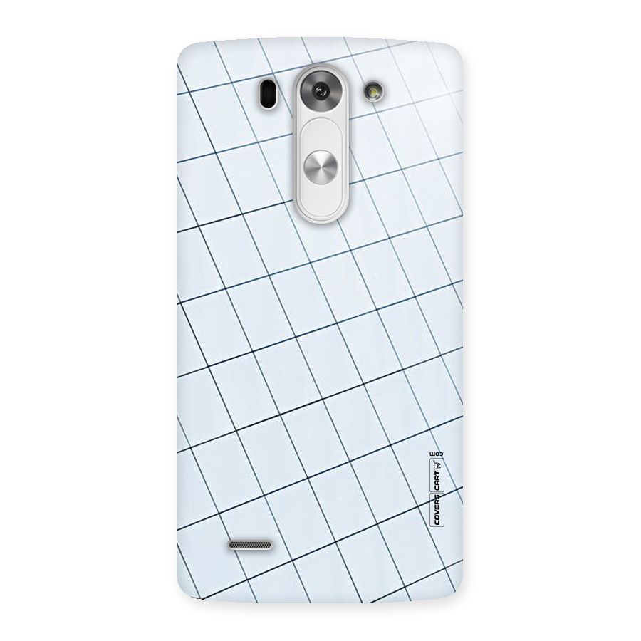 Glass Square Wall Back Case for LG G3 Mini