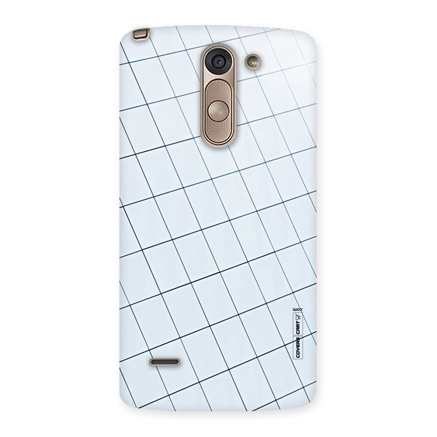 Glass Square Wall Back Case for LG G3 Stylus