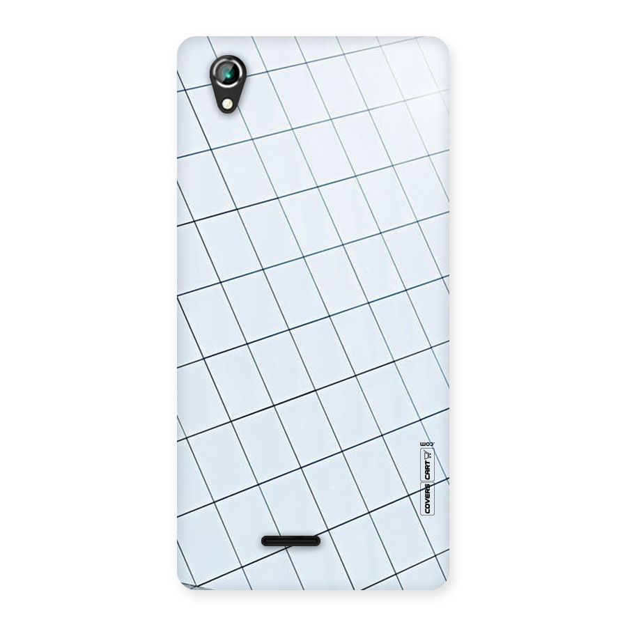 Glass Square Wall Back Case for Lava Iris 800