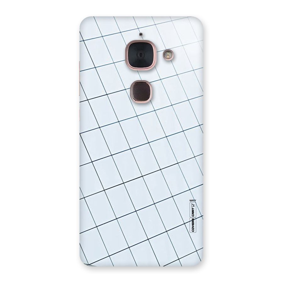 Glass Square Wall Back Case for Le Max 2