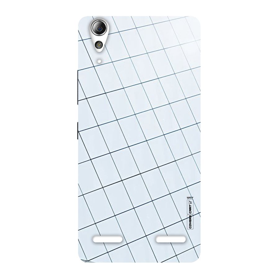 Glass Square Wall Back Case for Lenovo A6000 Plus