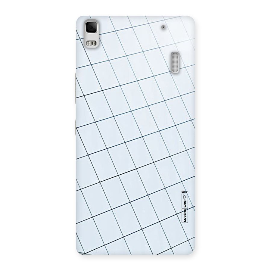 Glass Square Wall Back Case for Lenovo A7000