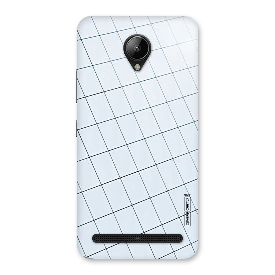 Glass Square Wall Back Case for Lenovo C2