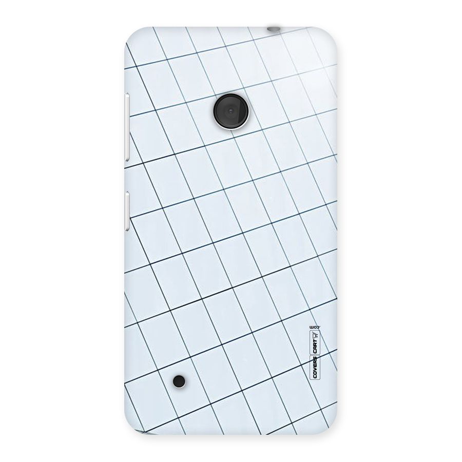 Glass Square Wall Back Case for Lumia 530