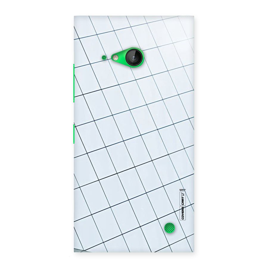 Glass Square Wall Back Case for Lumia 730
